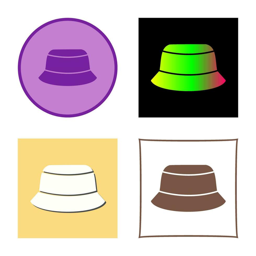 icono de vector de sombrero de hombre