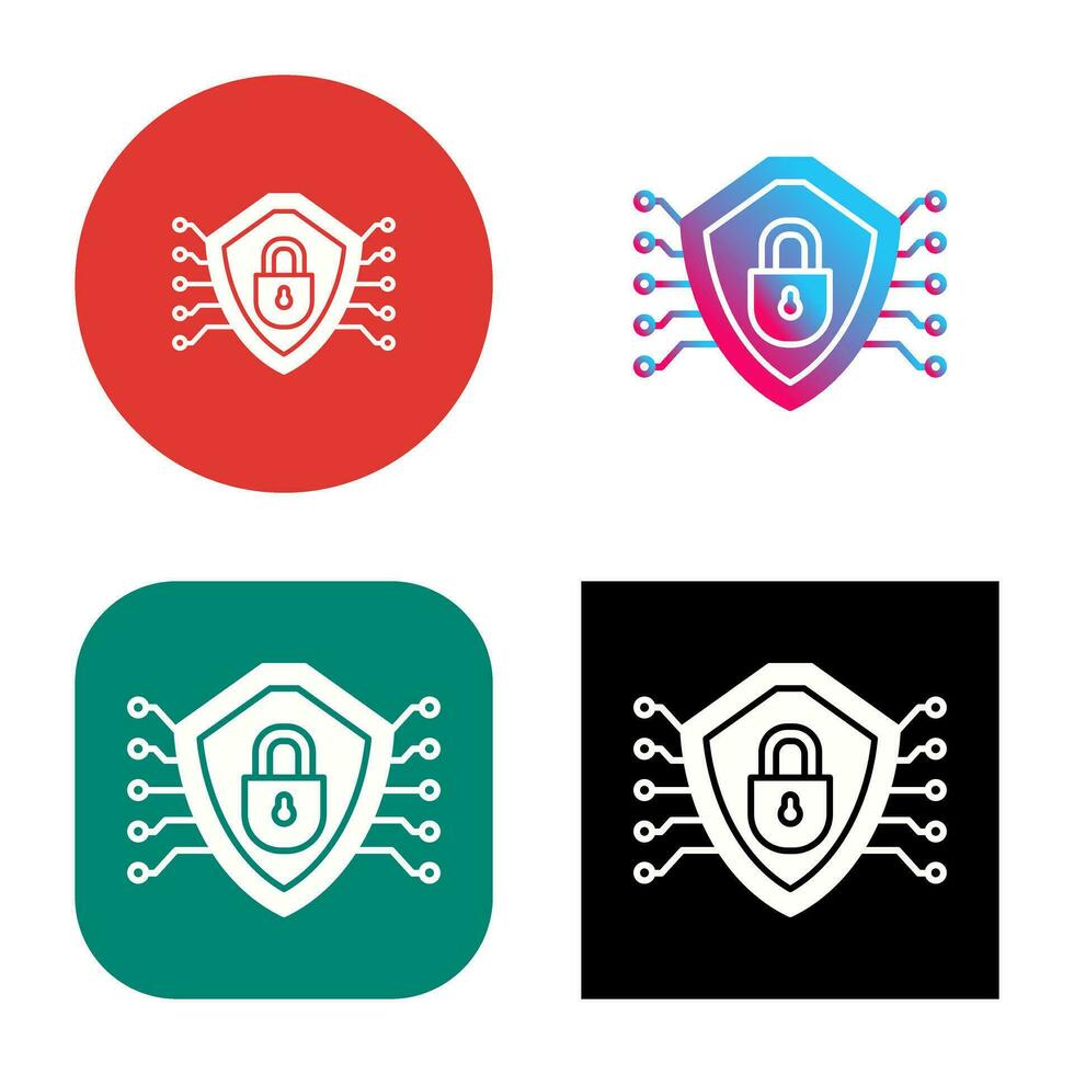Cyber Security Vector Icon