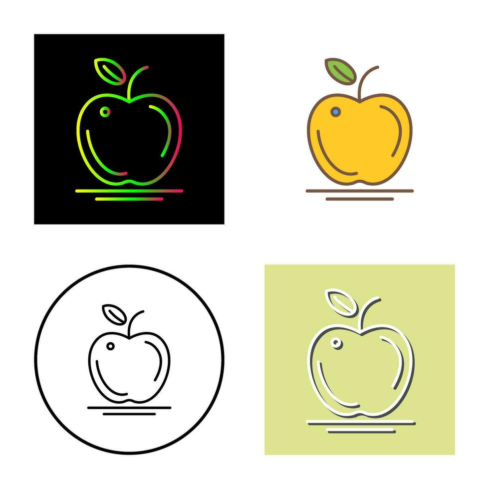 icono de vector de manzana