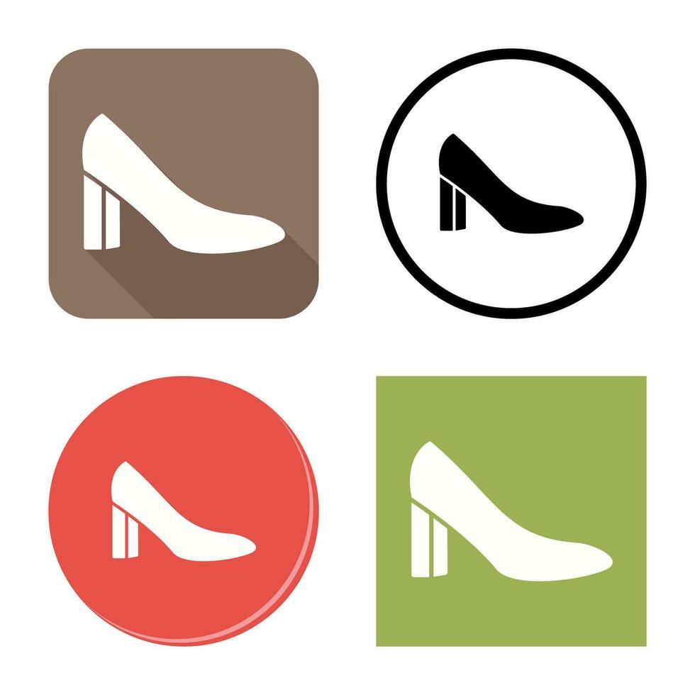 icono de vector de tacones