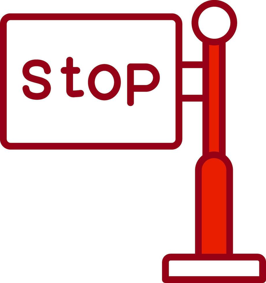 Stop Vector Icon