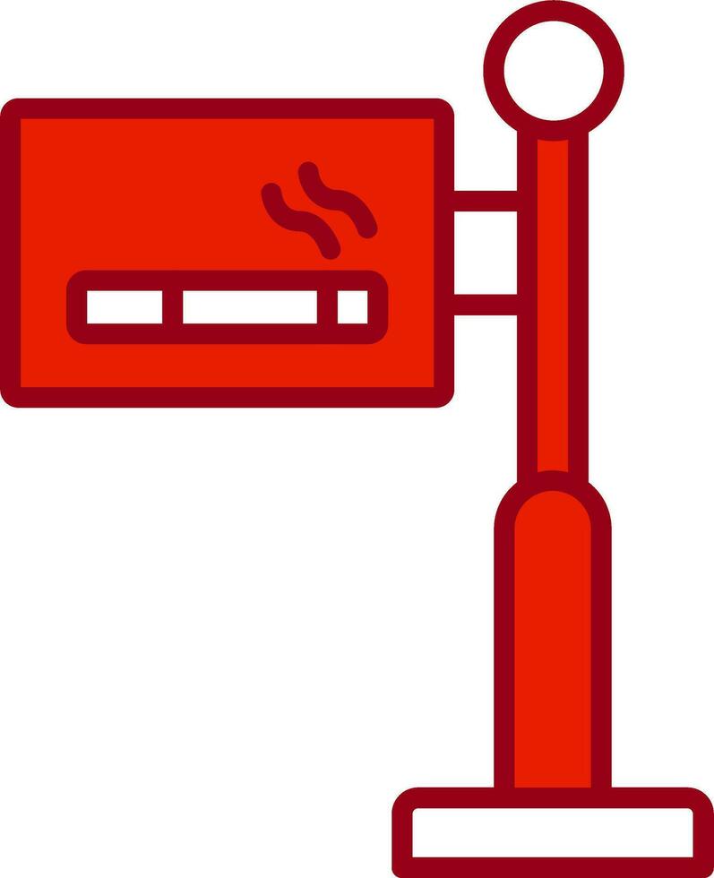 Smoking Area Vector Icon