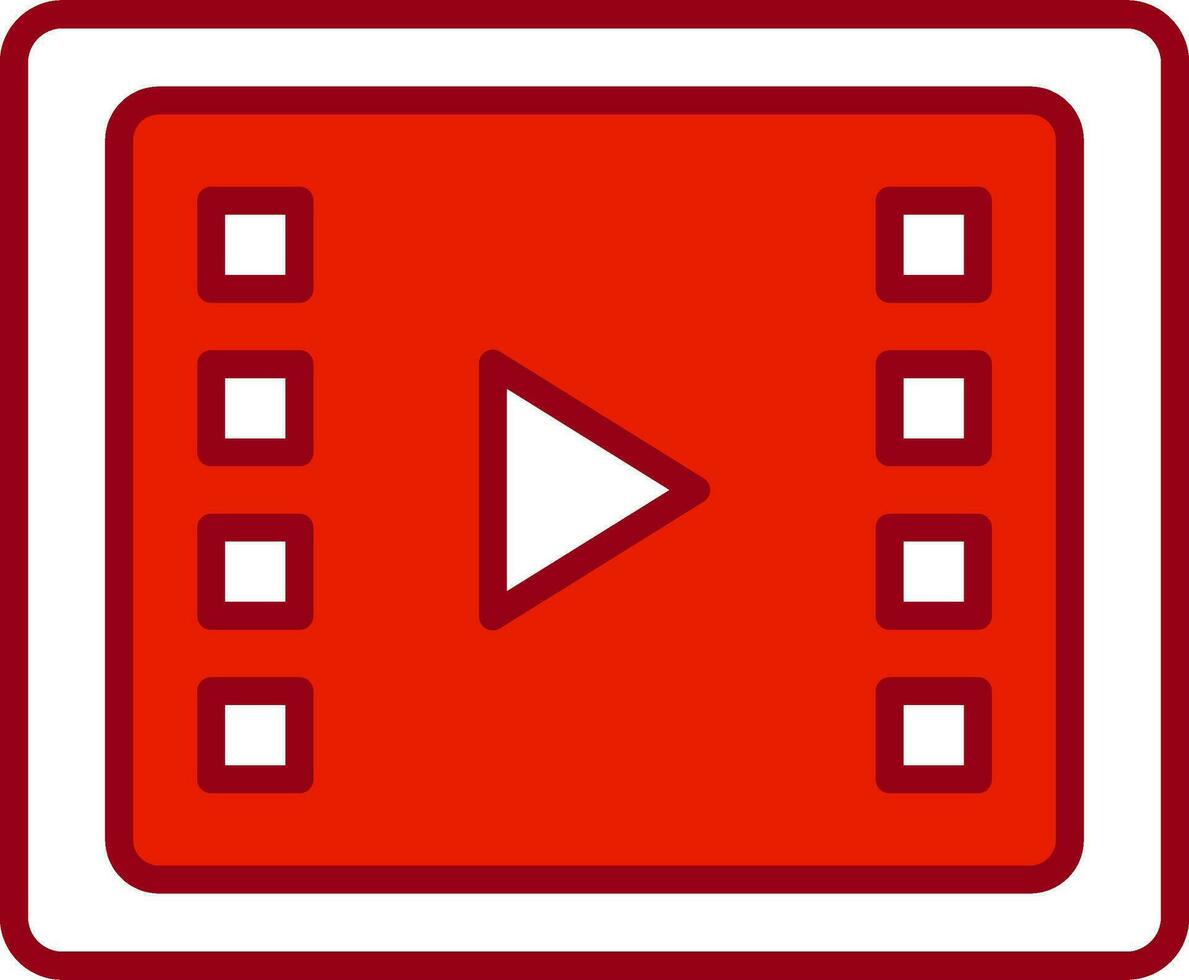 Video Processing Vector Icon