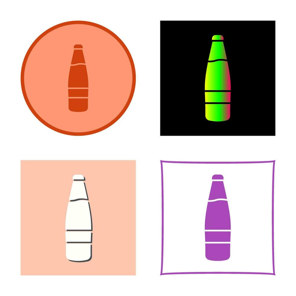Beer Bottle Vector Icon