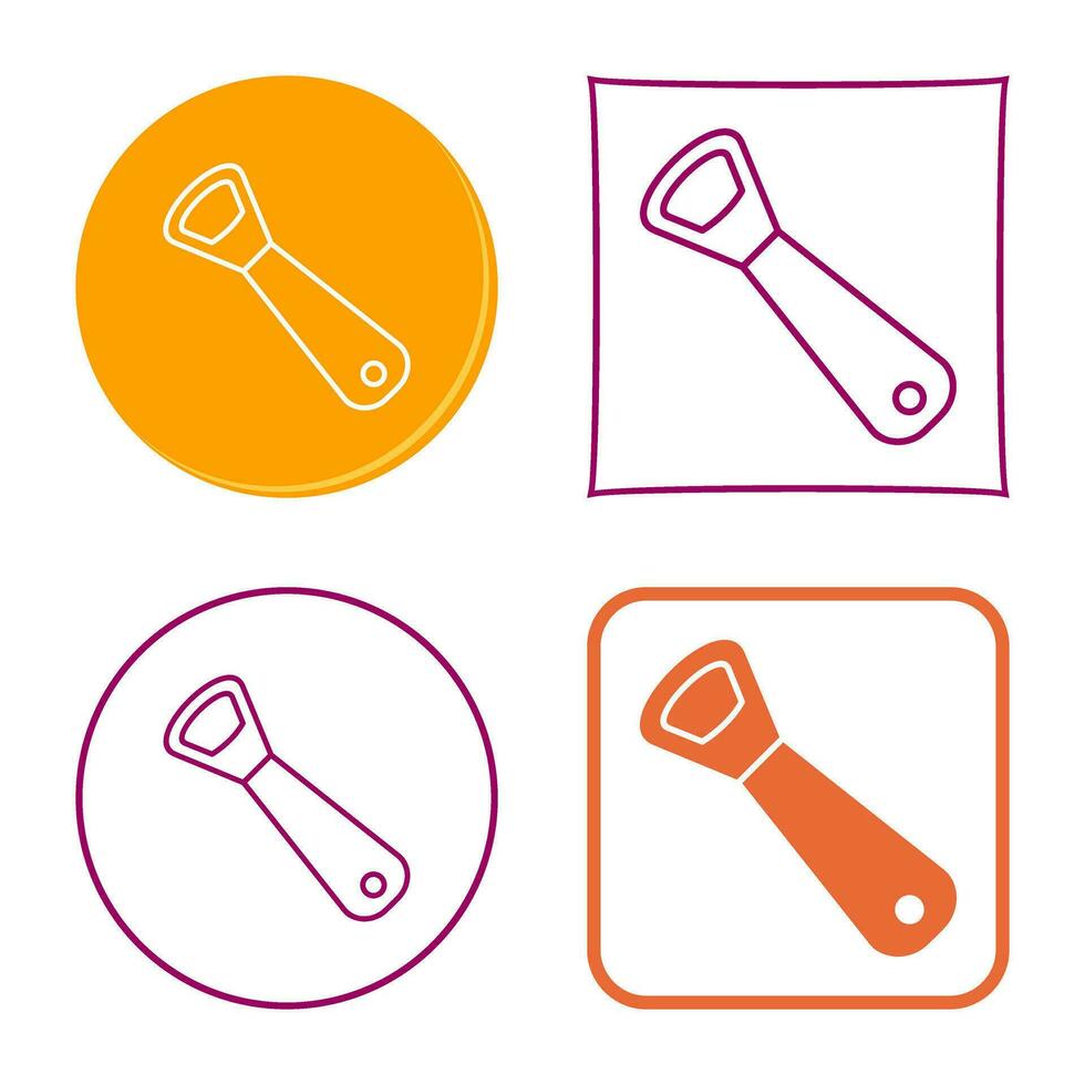 Bottle Opener Vector Icon