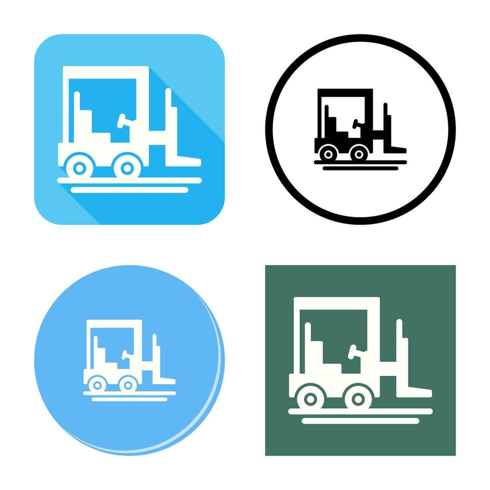 Forklift Vector Icon