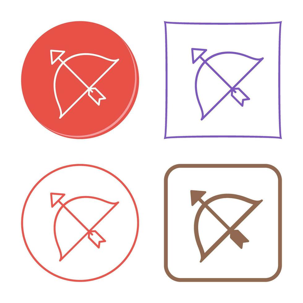 Unique Archery Vector Icon