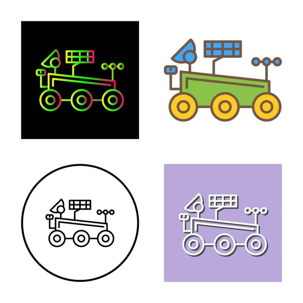 Mars Rover Vector Icon