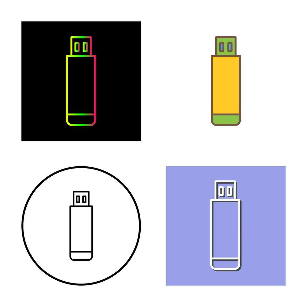 icono de vector de unidad usb