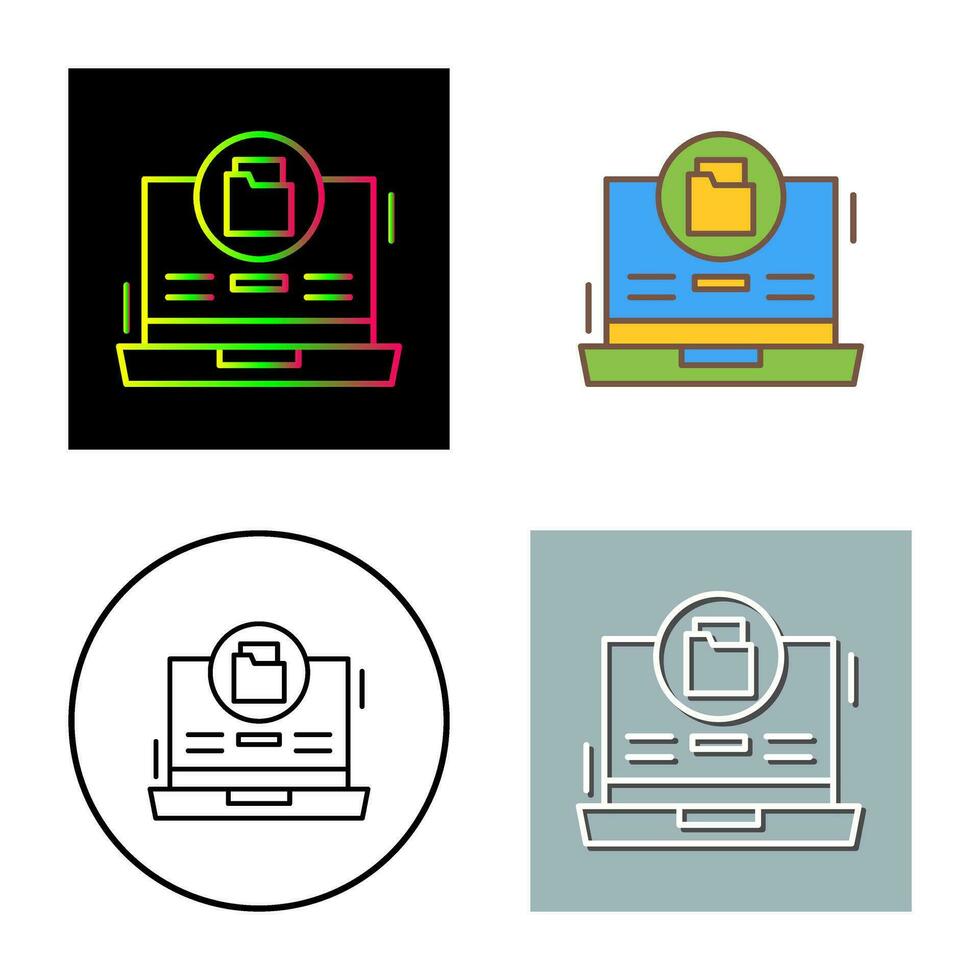 Data Storage Vector Icon