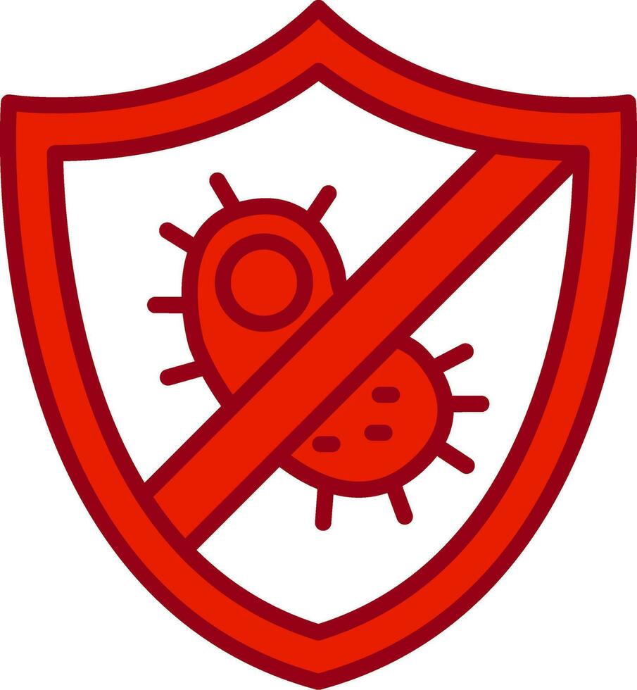 antibacteriano vector icono