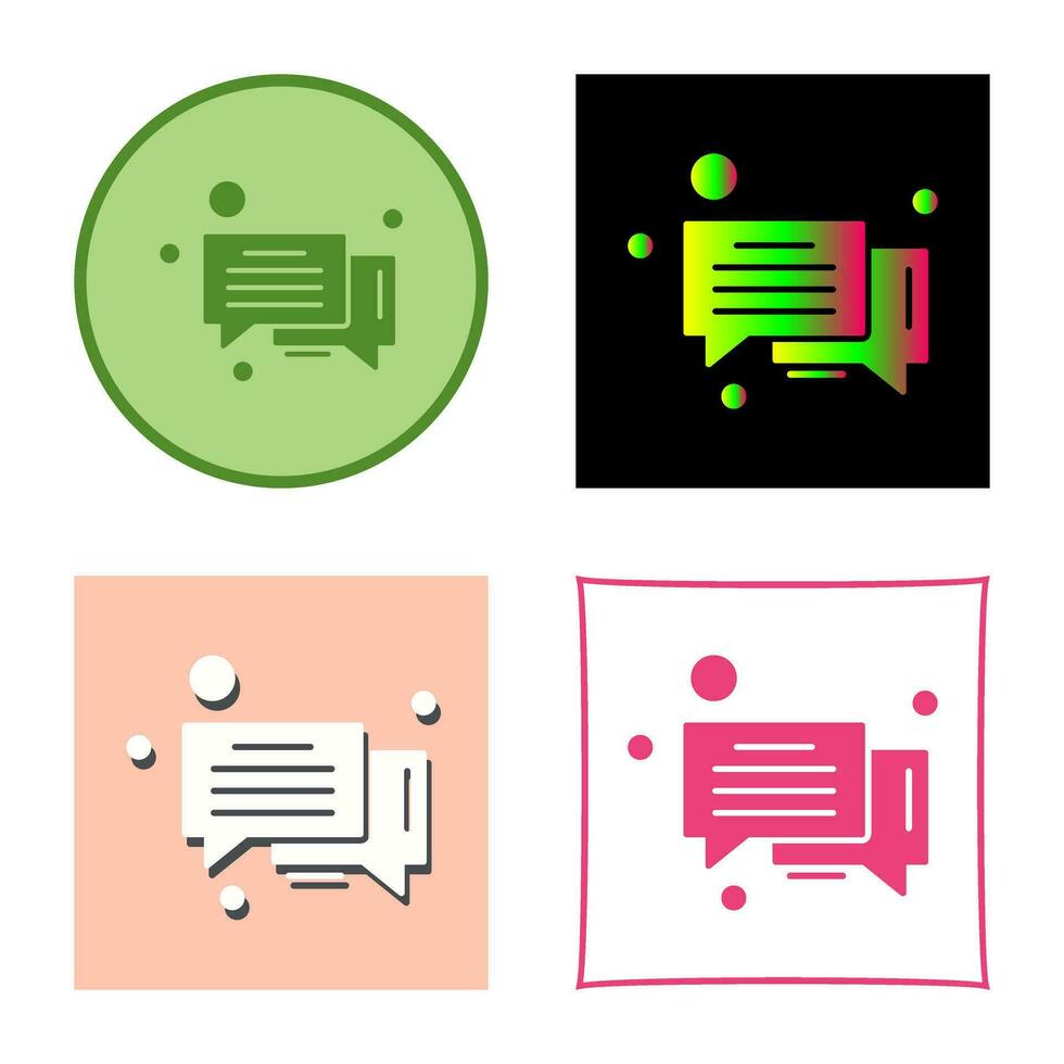 Message Bubble Vector Icon