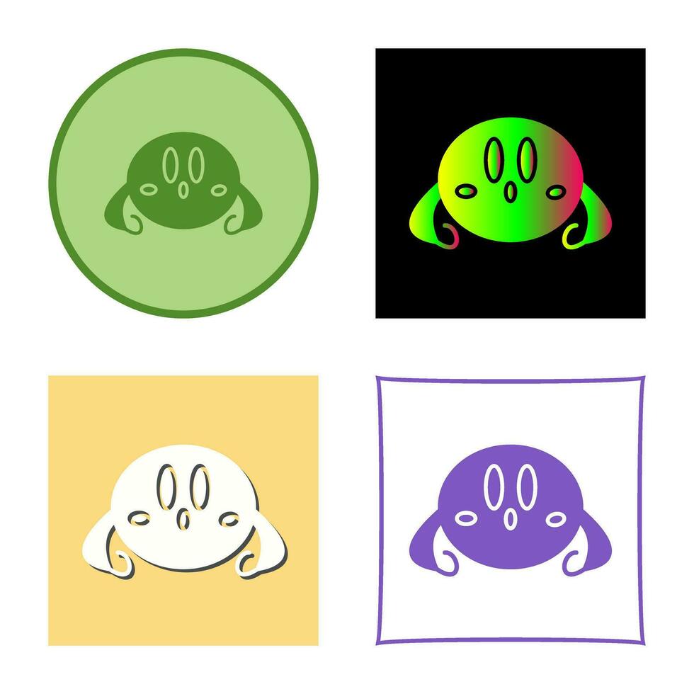 Unique Game Character Vector Icon