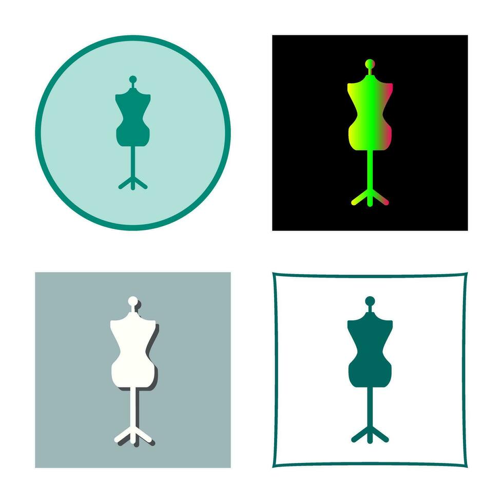 Dress Holder Vector Icon