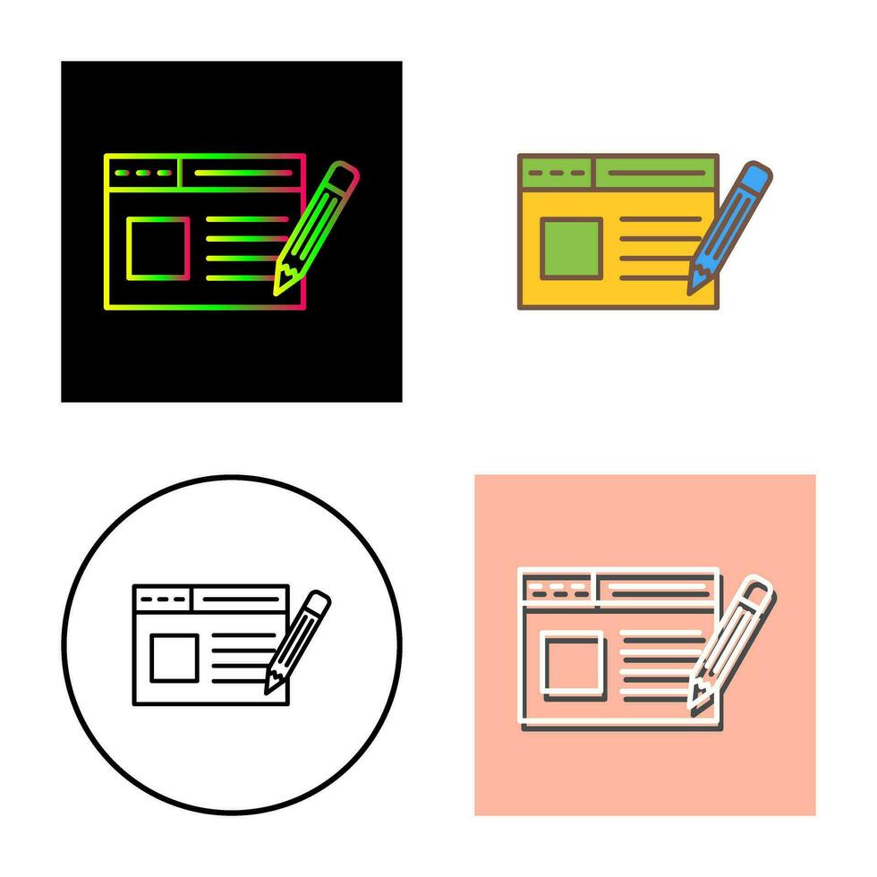 Web Page Vector Icon