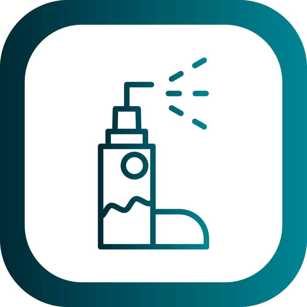 Dry Shampoo Vector Icon Design