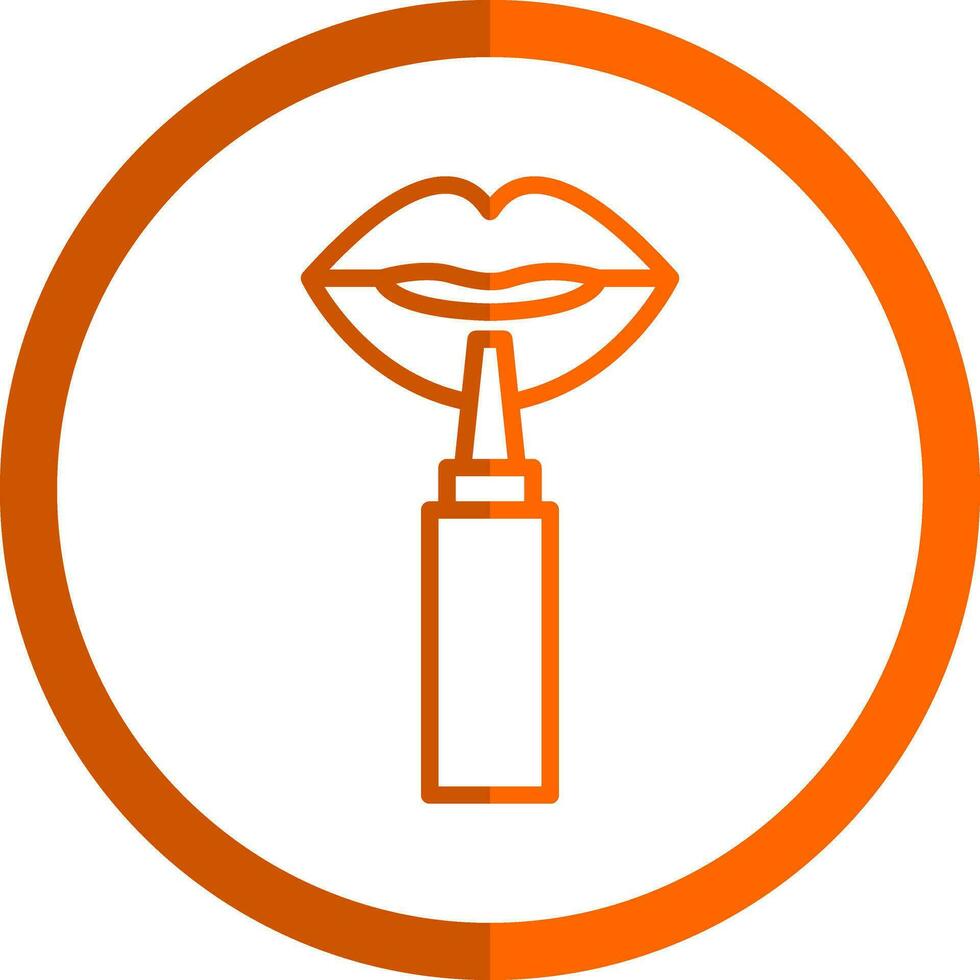 Lip Liner Vector Icon Design
