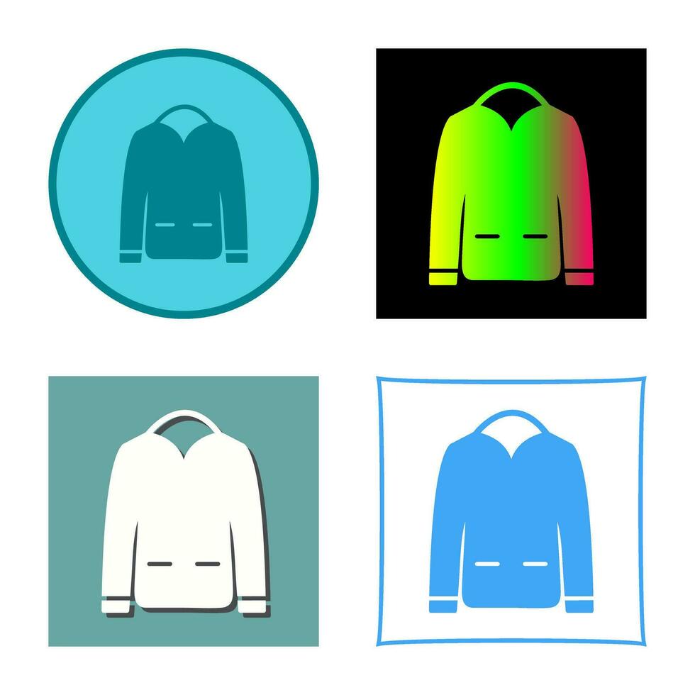 icono de vector de chaqueta de hombre