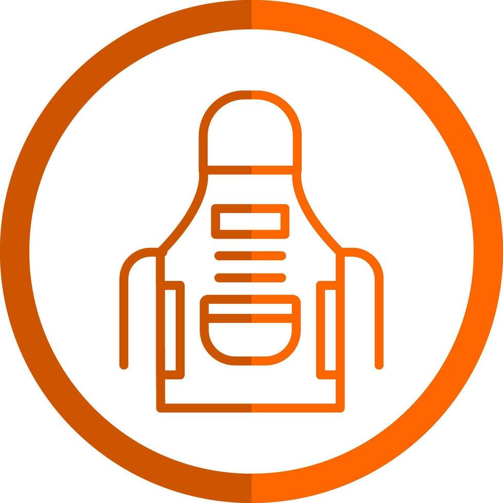 Apron Vector Icon Design