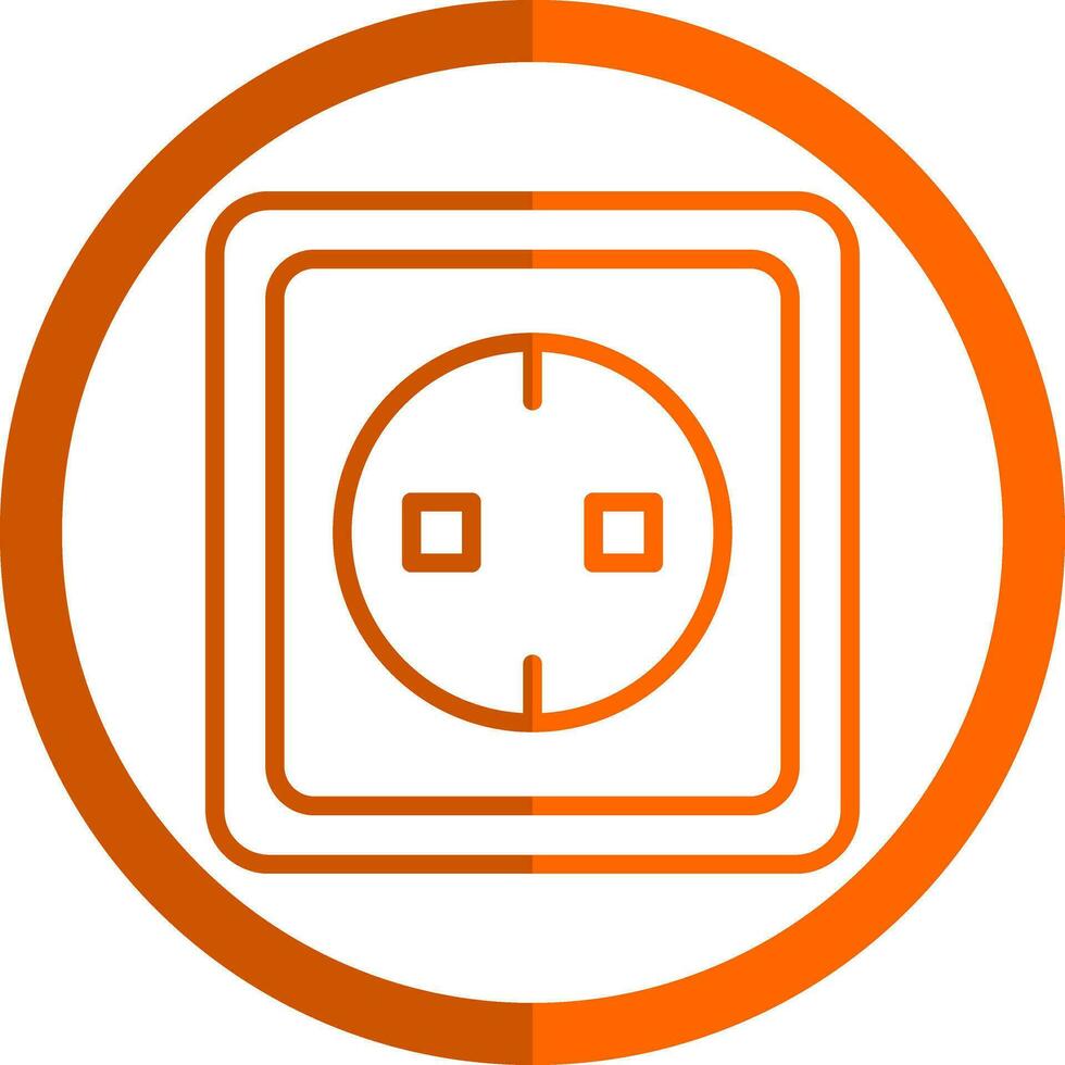 Electric socket Vector Icon Design