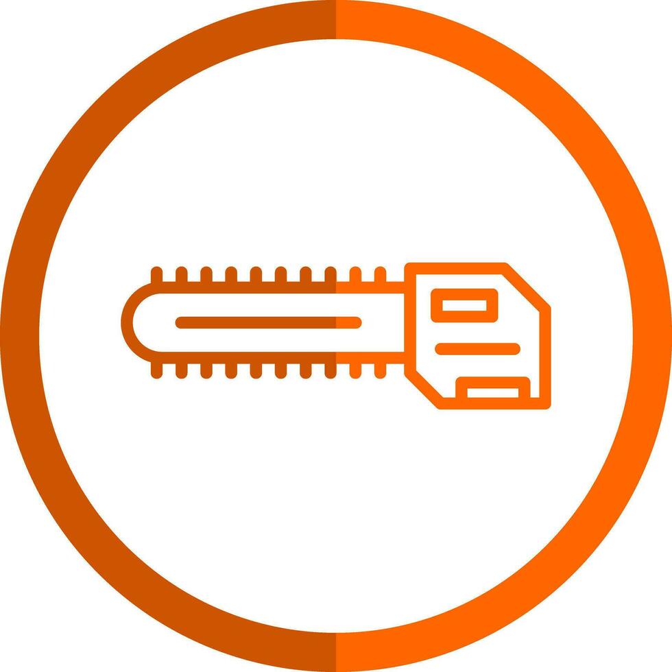 Chainsaw Vector Icon Design