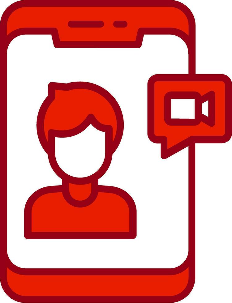 Video Call Vector Icon
