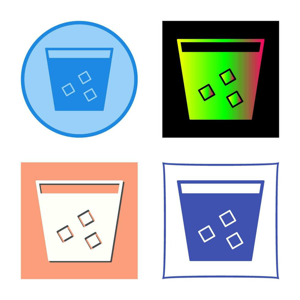 Unique Double Shot Vector Icon