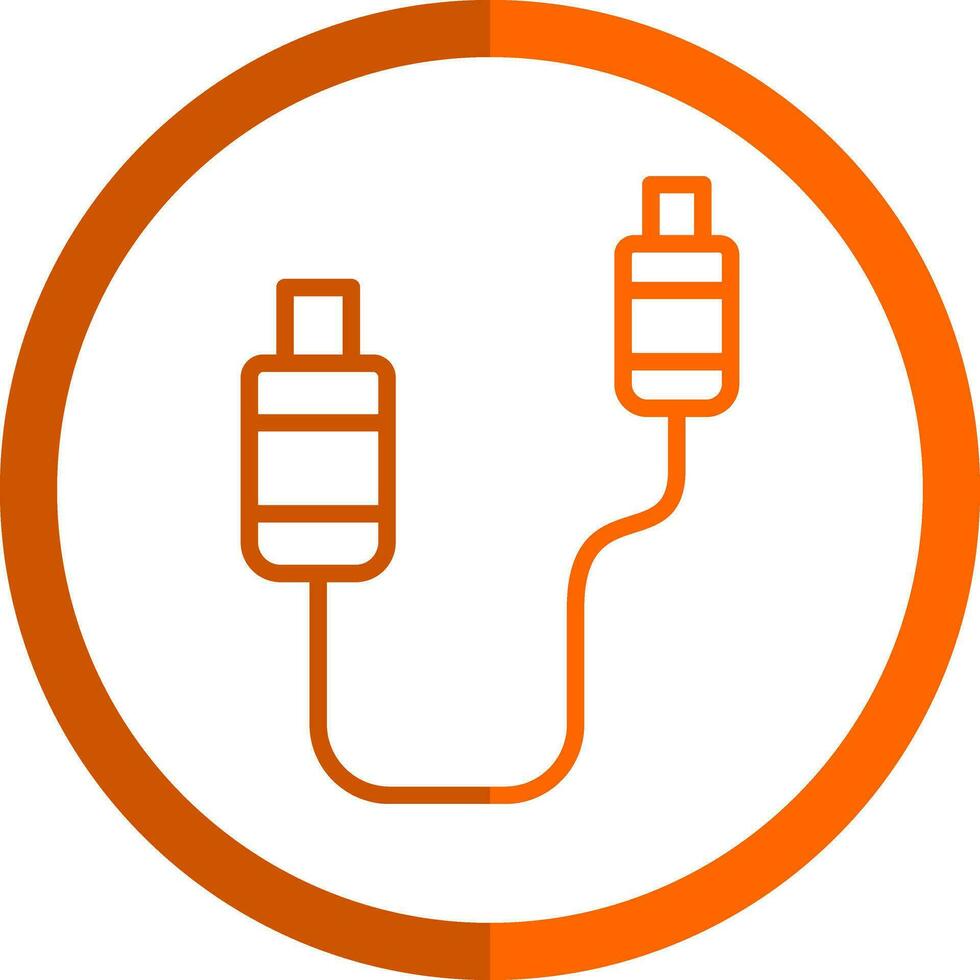 Jack connector Vector Icon Design