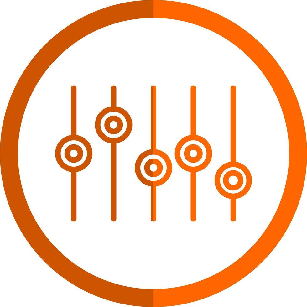 Equalizer Vector Icon Design