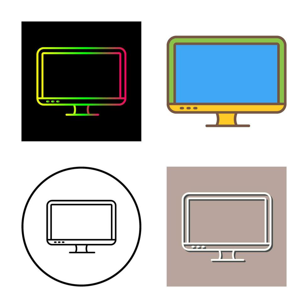 Lcd Vector Icon