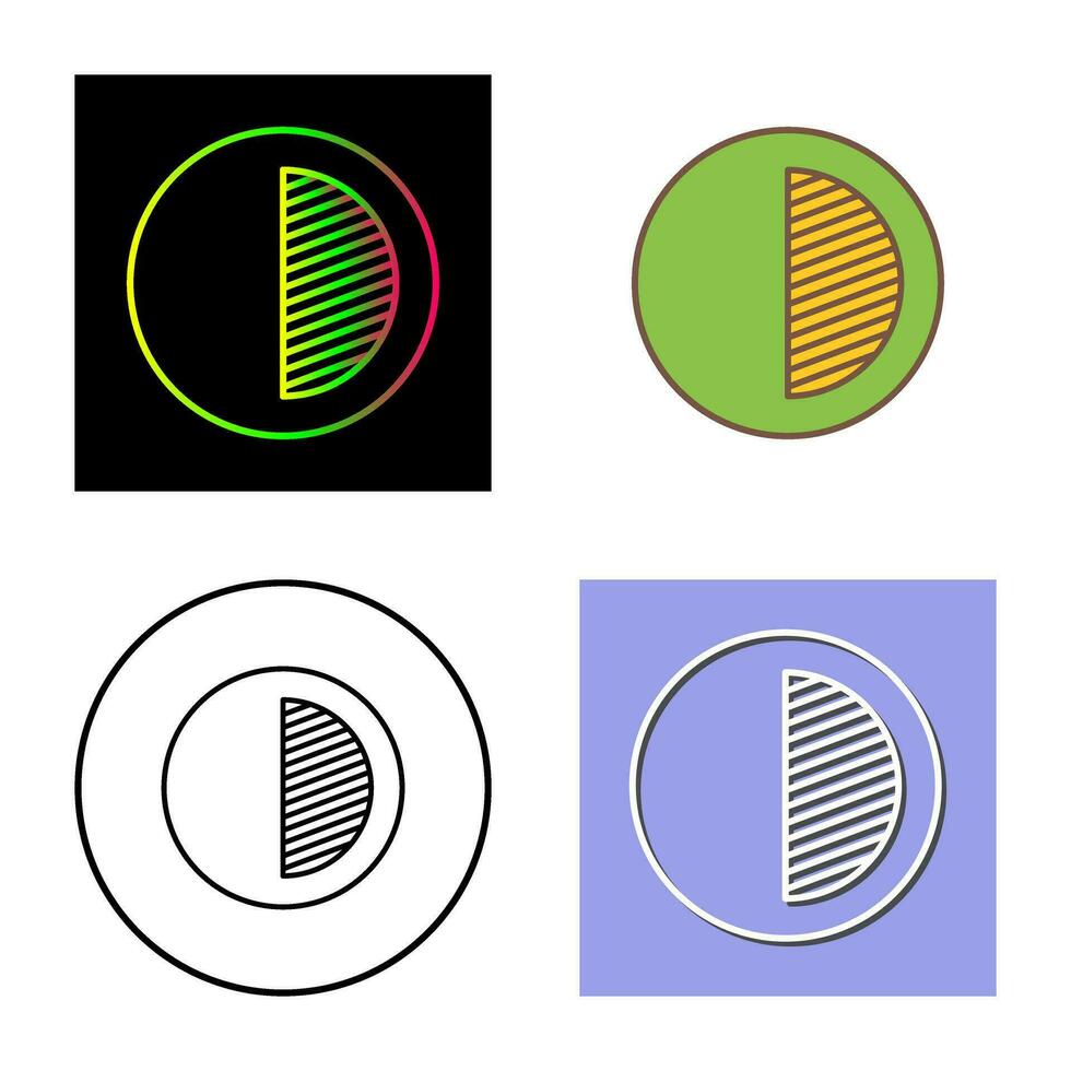 Unique Contrast Vector Icon