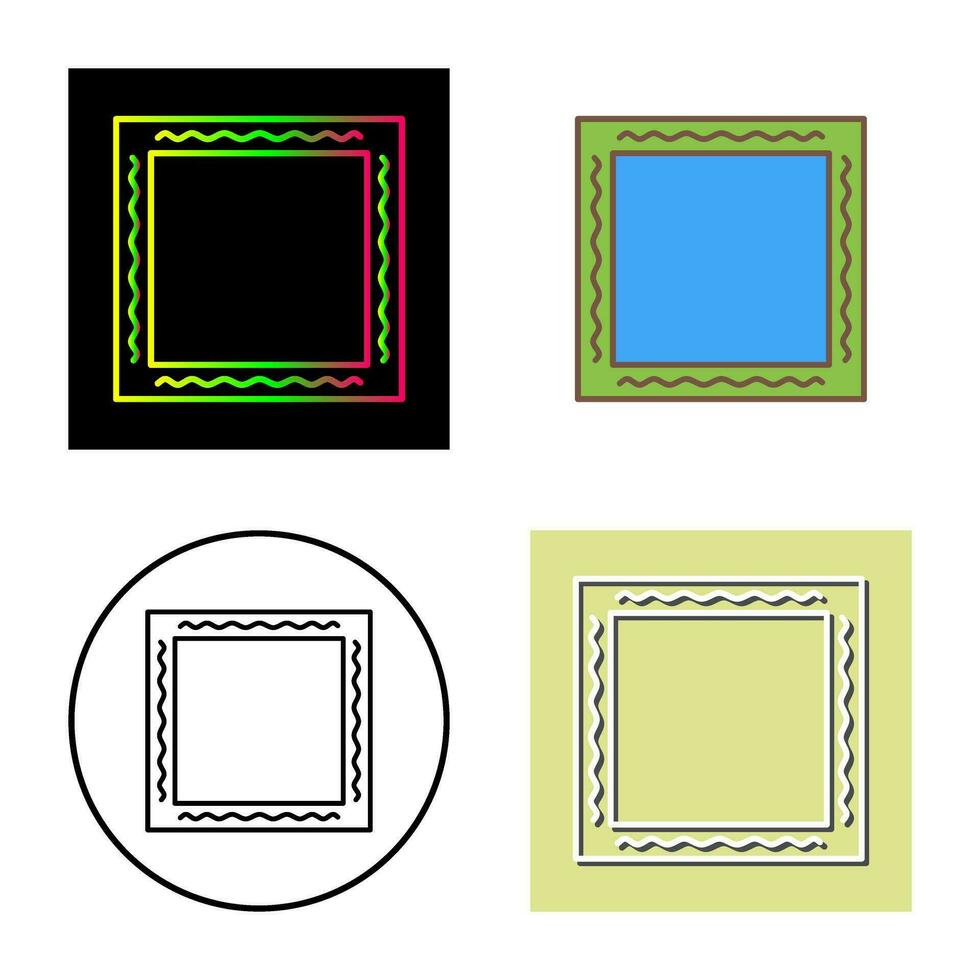 Unique Frame Vector Icon