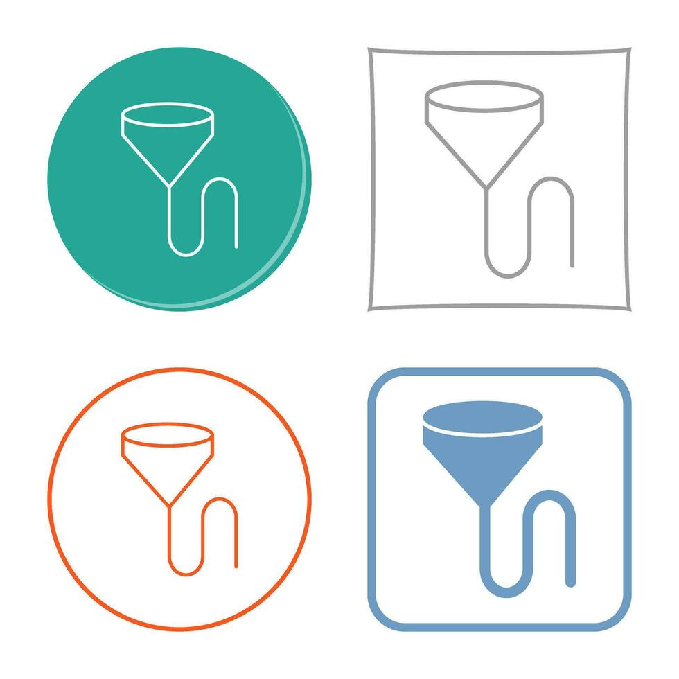 Unique Beer Bong Vector Icon