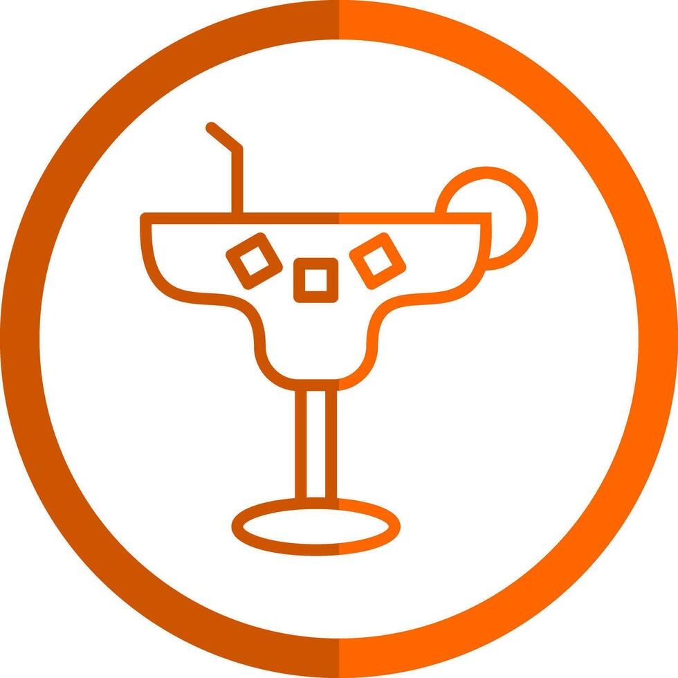 Margarita Cocktail Vector Icon Design