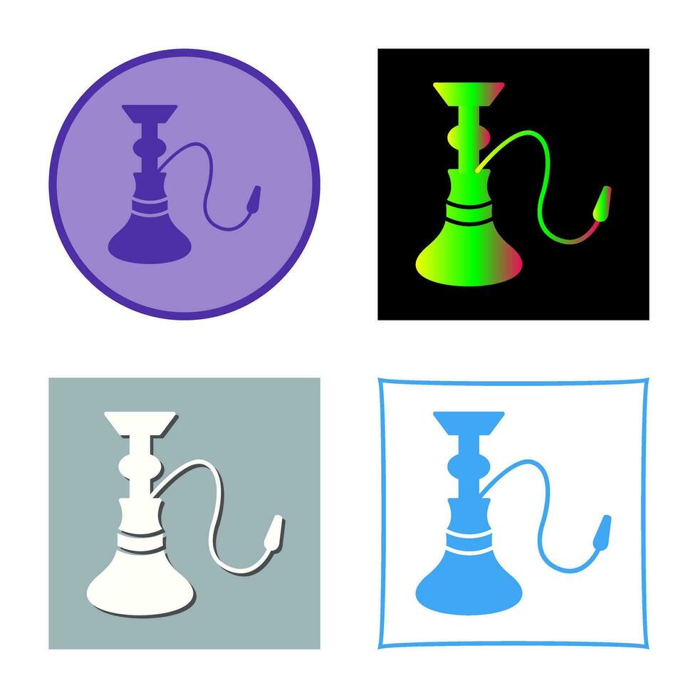 Unique Hookah Vector Icon