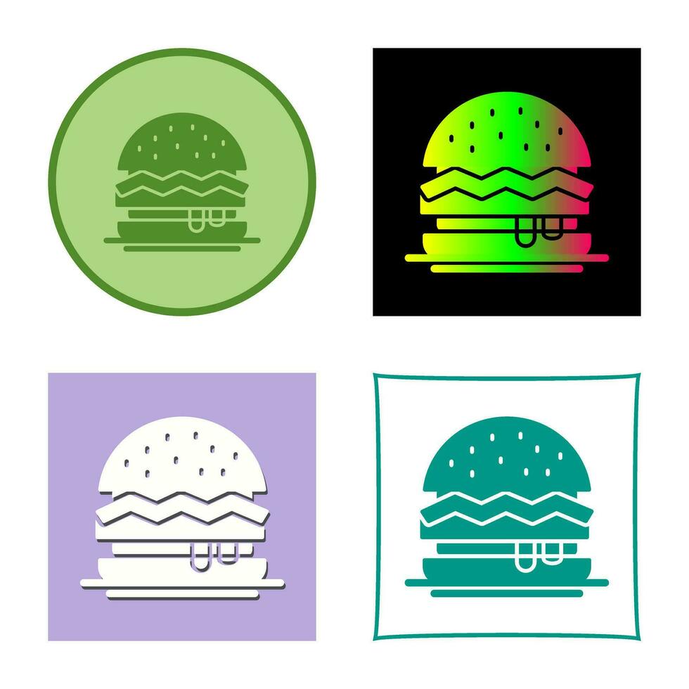 Hamburger Vector Icon