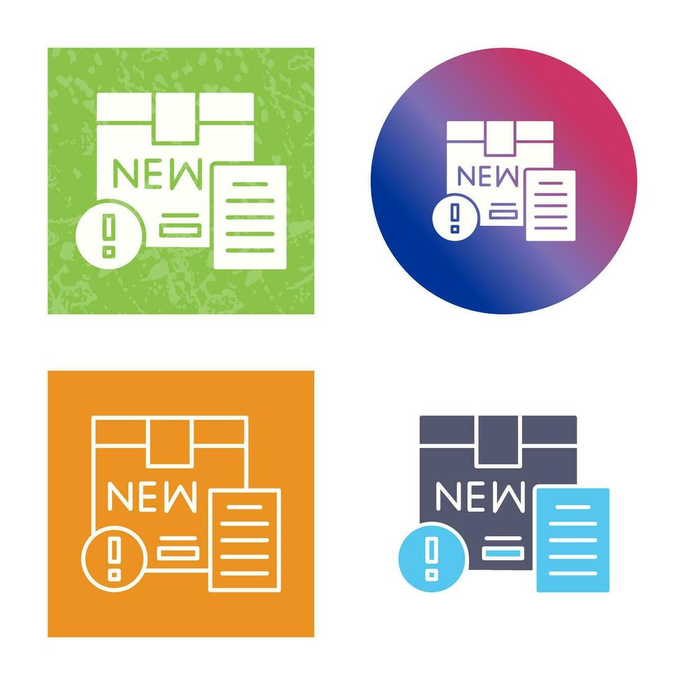 New Product Vector Icon