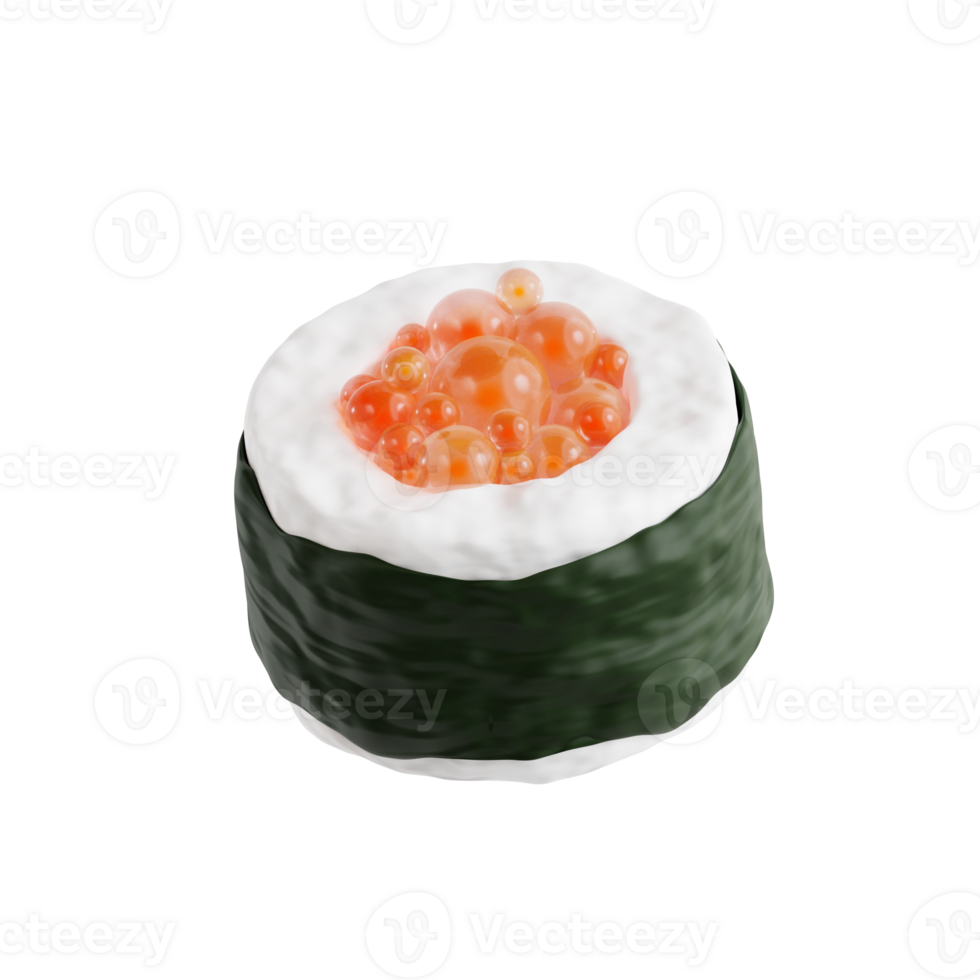 Salmon eggs 3d icon png