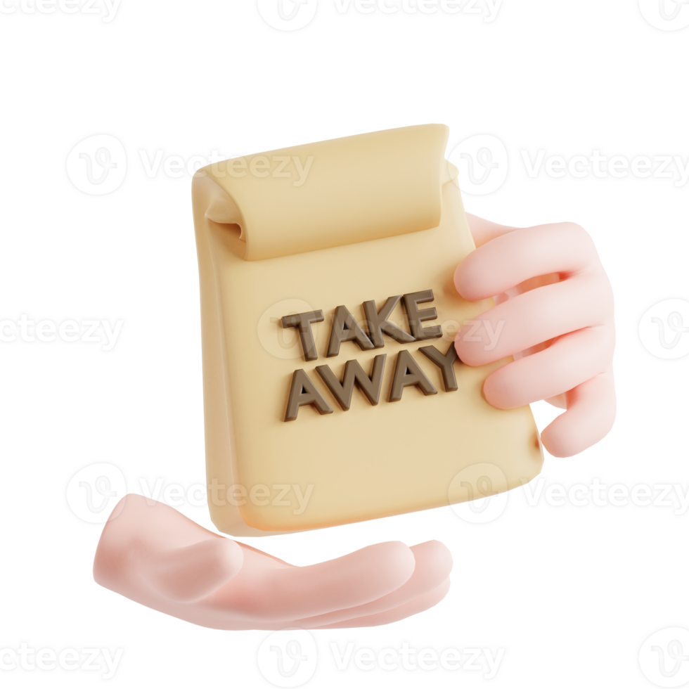 Takeaway 3d icon png
