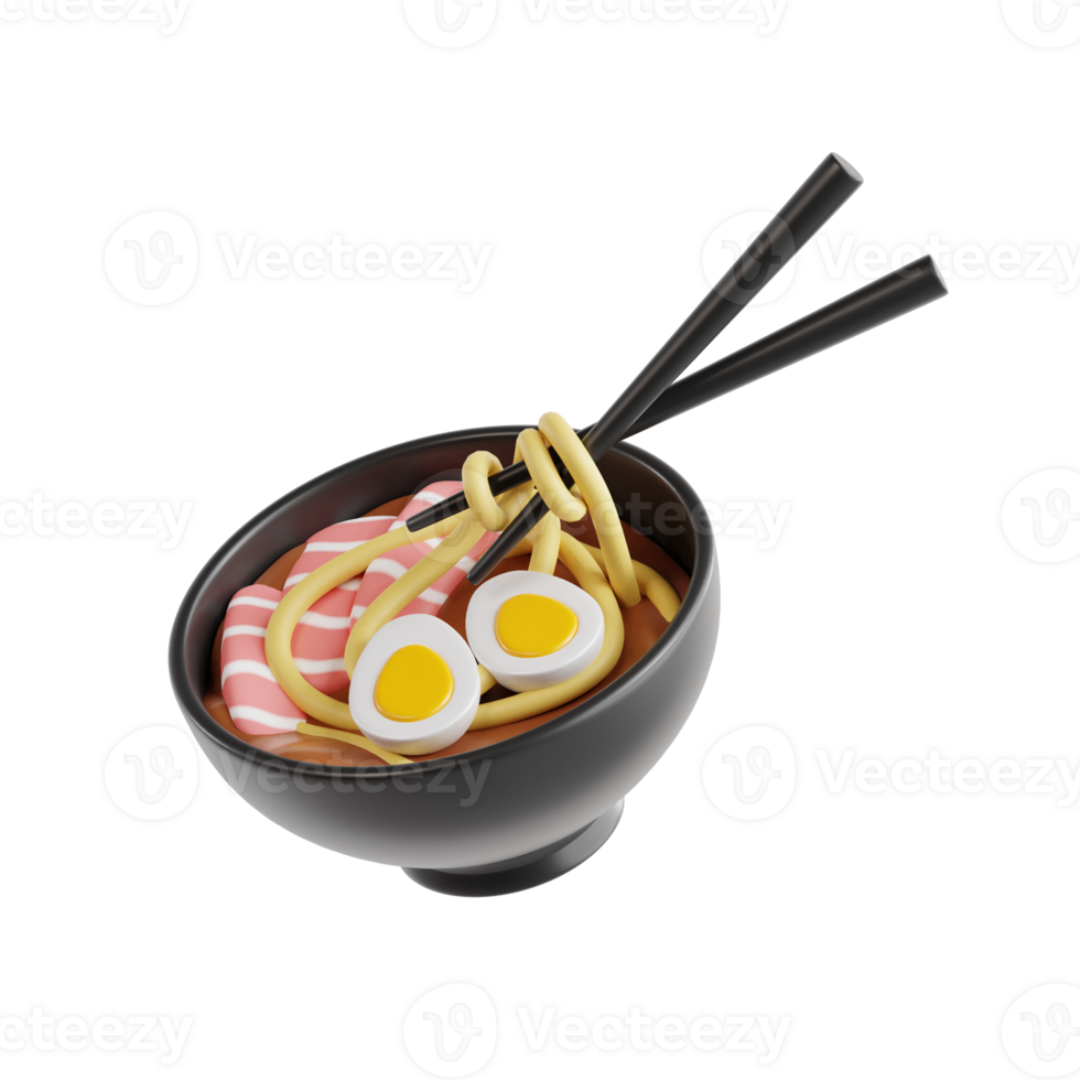 Ramen 3d icon png