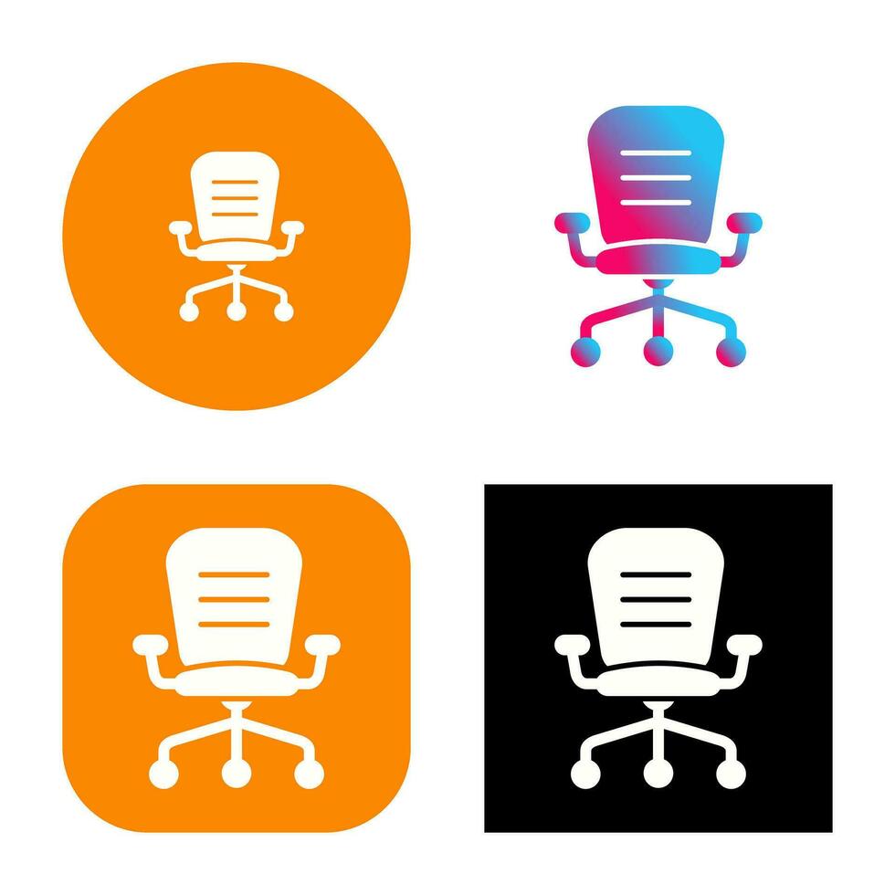 Office Chair Vector Icon