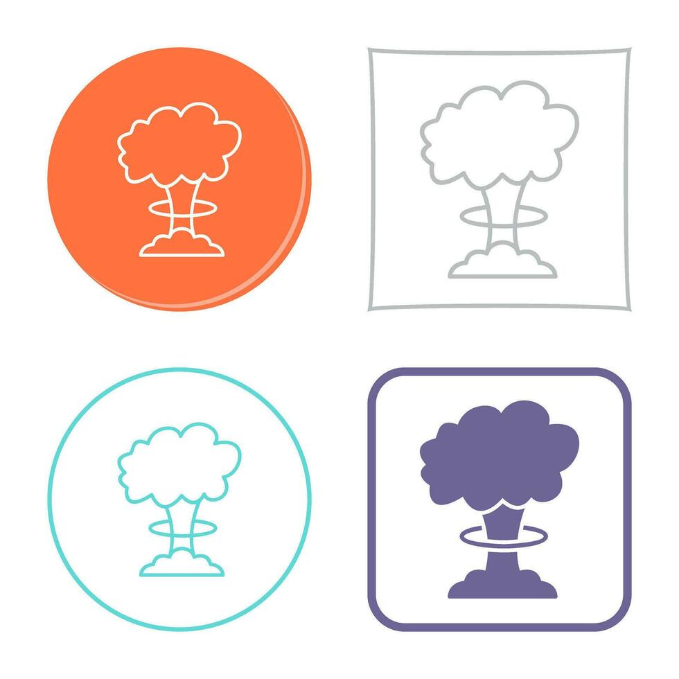 Unique Bomb Blast Vector Icon