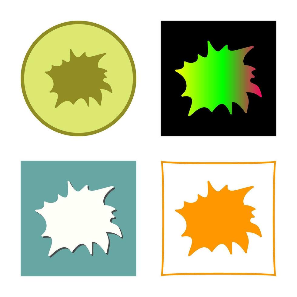 Unique Explosion Vector Icon