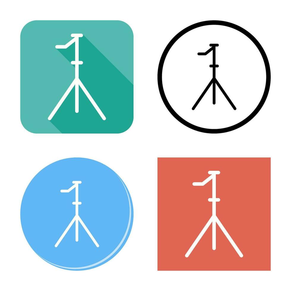Unique Stand Vector Icon