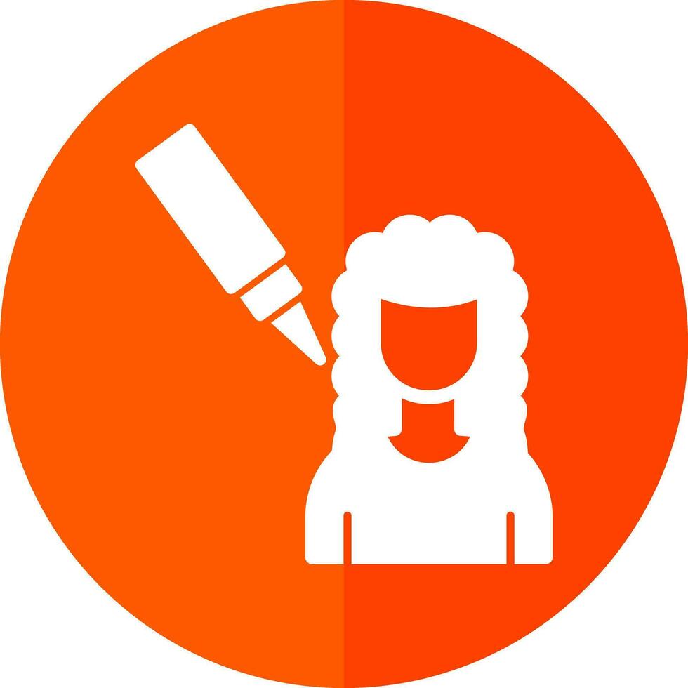 Scalp Treatment Vector Icon Design