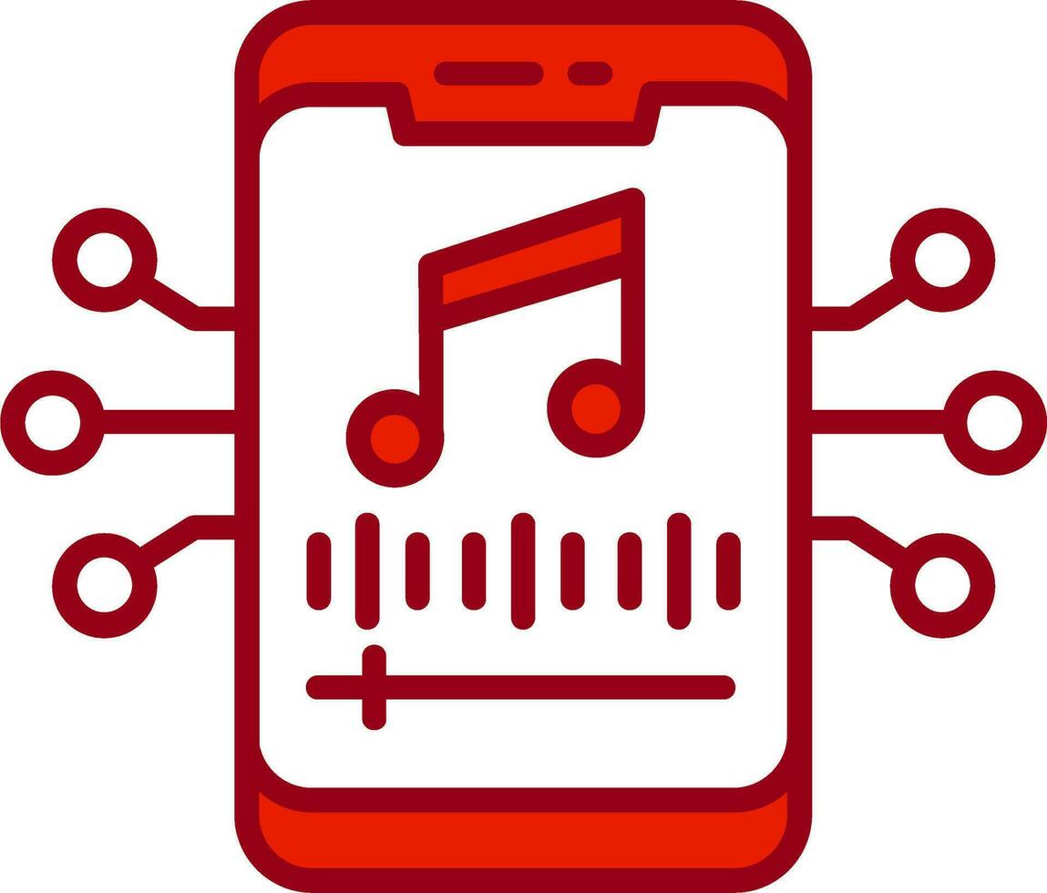 icono de vector de reproductor de música