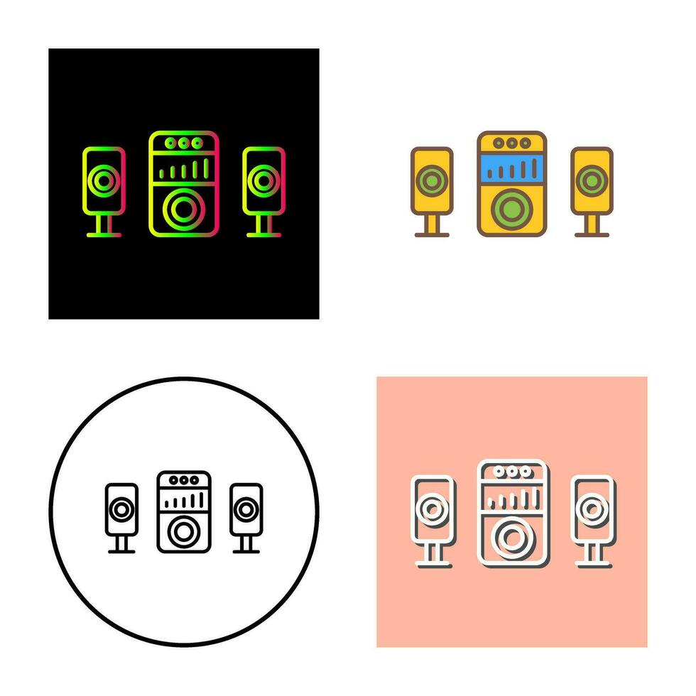 Sound System Vector Icon