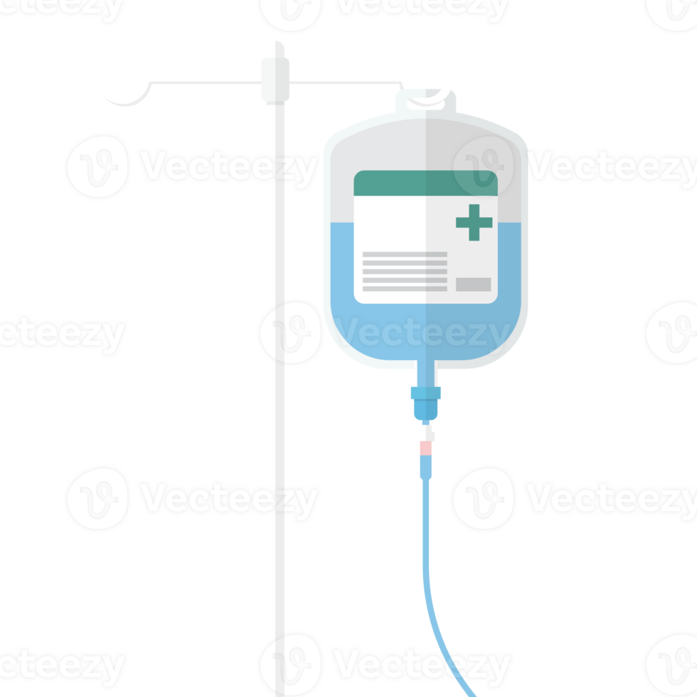Saline solution bag png