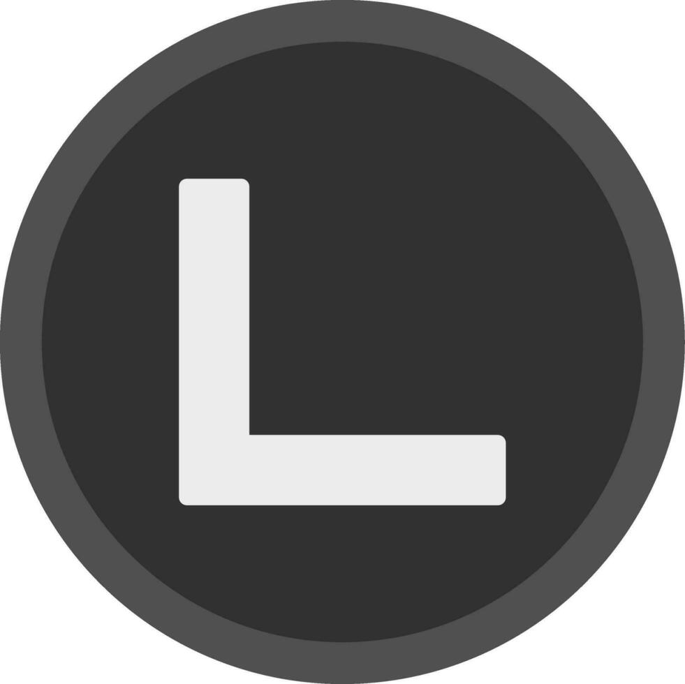 Right Angle Vector Icon