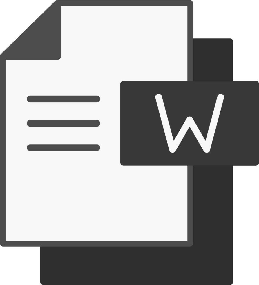 Word Vector Icon